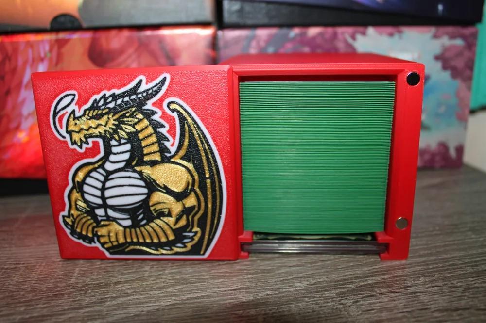 Dragon Theme - Magnetic Commander Showcase Deck Box