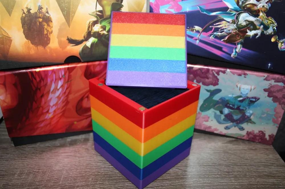 PRIDE - Magnetic Commander Theme Deck Box