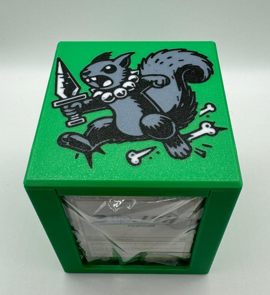 Squirrel Theme - Magnetic Commander Showcase Deck Box