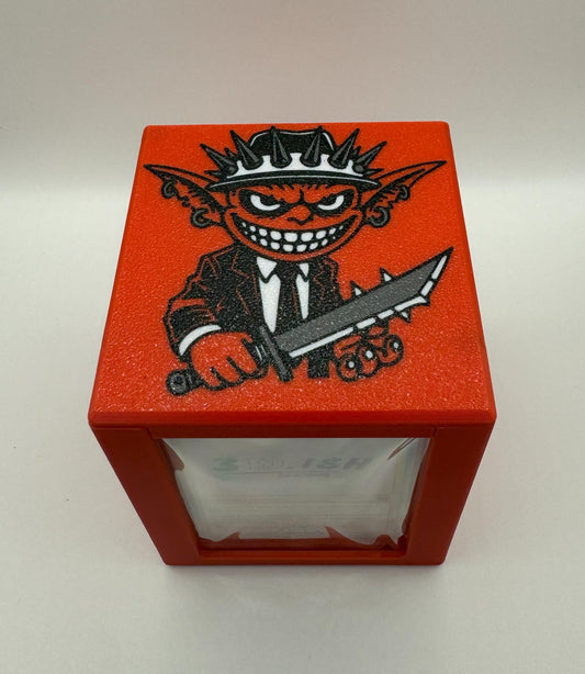Goblin Theme - Magnetic Commander Showcase Deck Box