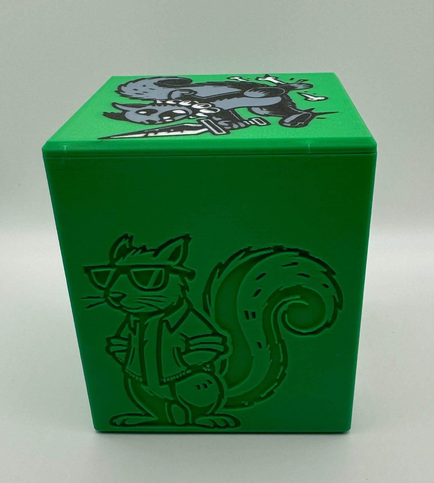 Squirrel Theme - Magnetic Commander Showcase Deck Box