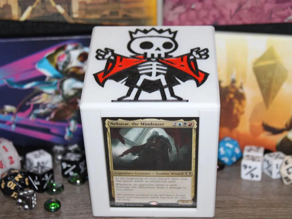 Chibi Nekusar, the Mindrazer - Magnetic Commander Showcase Deck Box