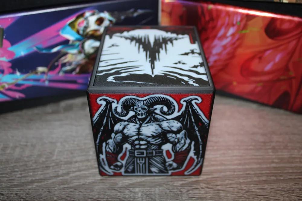 Demon Theme - Magnetic Commander Showcase Deck Box