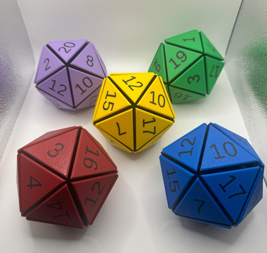 D20 Clicker Fidget
