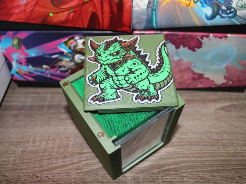 Slinza, The Spiked Stampede / Beast Theme - Magnetic Commander Showcase Deck Box