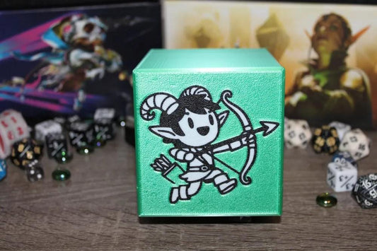 Chibi Rhys the Redeemed - Magnetic Commander Showcase Deck Box