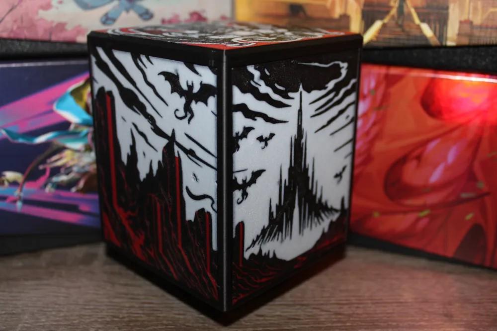 Demon Theme - Magnetic Commander Showcase Deck Box