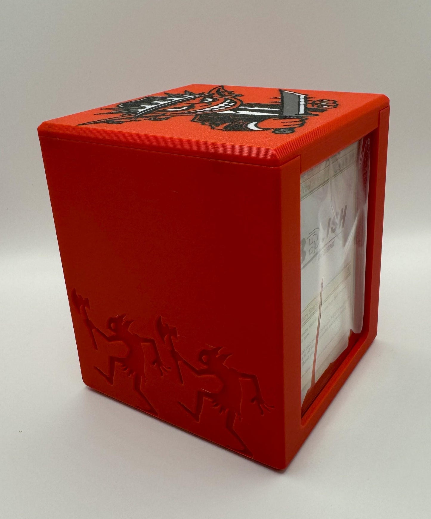 Goblin Theme - Magnetic Commander Showcase Deck Box
