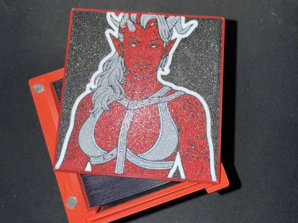 Karlach, Fury of Avernus - Magnetic Commander Showcase Deck Box