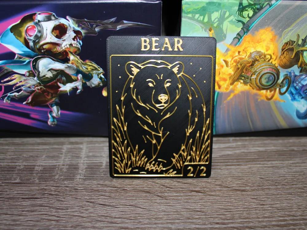 MTG Tokens - Pack of 5 - Treasure/Clue/Food/Map/The Monarch/Bear