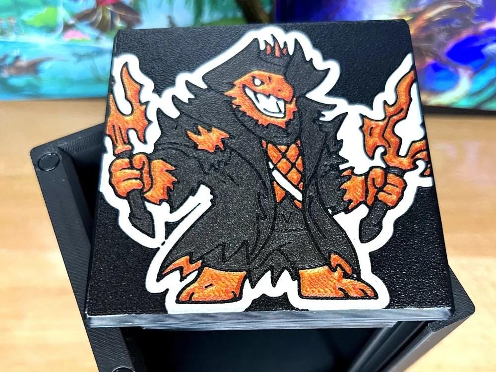 Laughing Jasper Flint - Magnetic Commander Showcase Deck Box