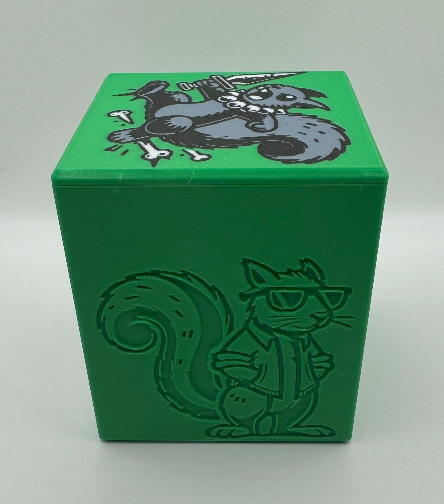 Squirrel Theme - Magnetic Commander Showcase Deck Box