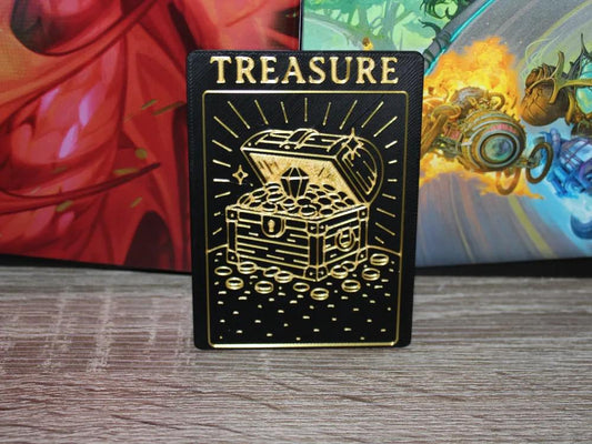 MTG Tokens - Pack of 5 - Treasure/Clue/Food/Map/The Monarch/Bear