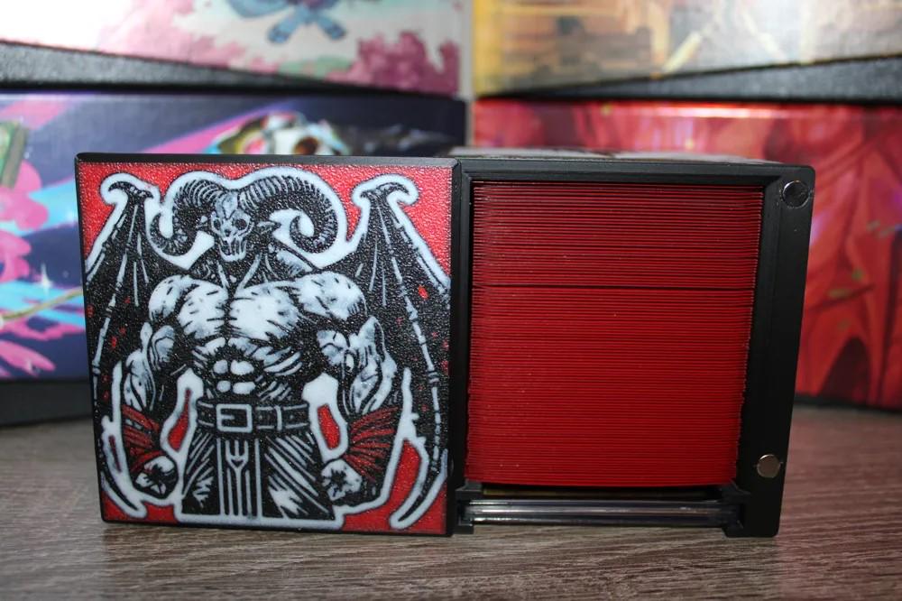 Demon Theme - Magnetic Commander Showcase Deck Box