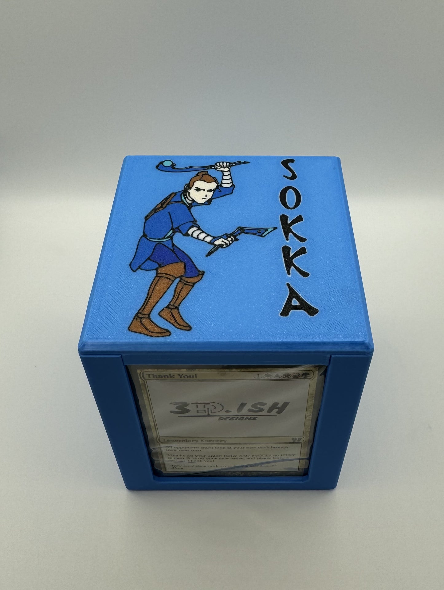 Water Tribe Warrior - Magnetic Commander Showcase Deck Box