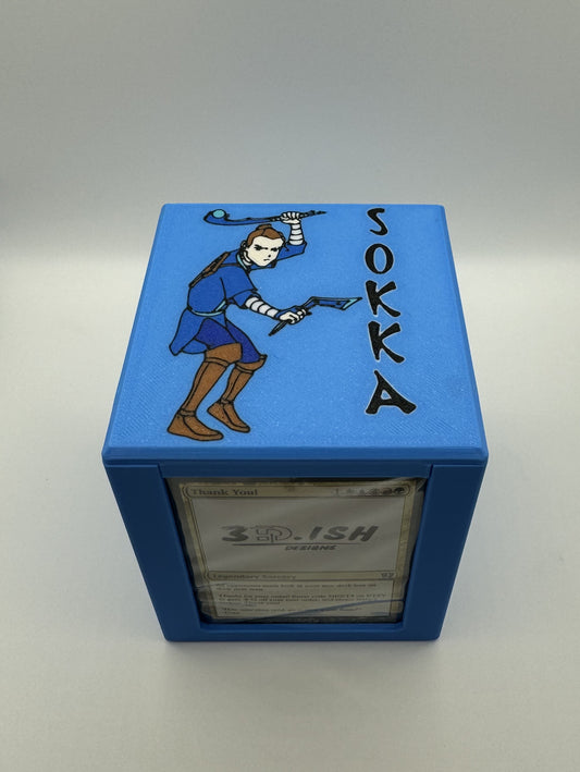 Water Tribe Warrior - Magnetic Commander Showcase Deck Box