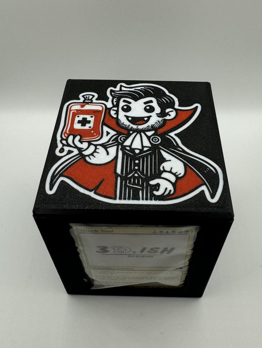 Chibi Vampire Theme - Magnetic Commander Showcase Deck Box