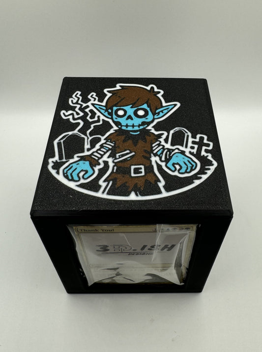 Zombie Elf Theme - Magnetic Commander Showcase Deck Box