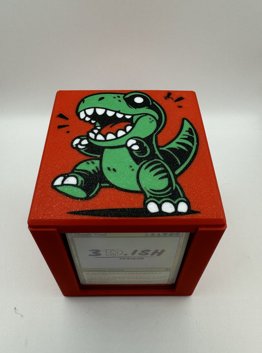 Chibi Dinosaur - Magnetic Commander Showcase Deck Box
