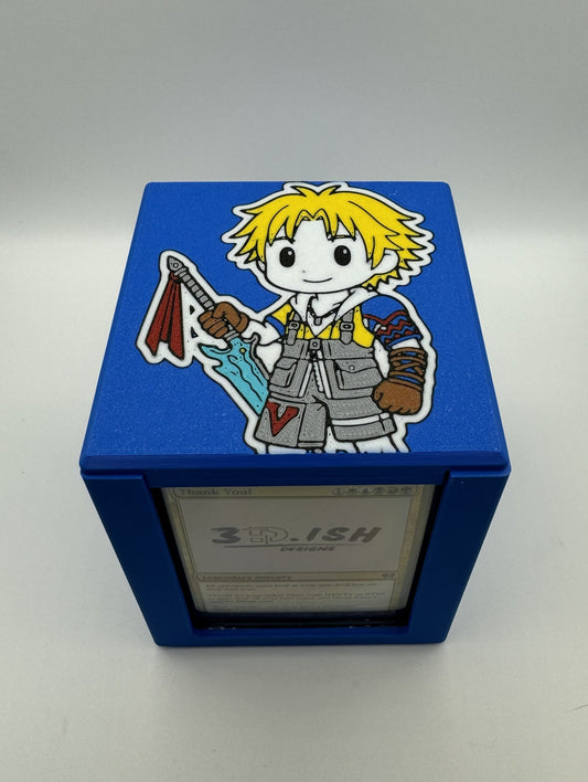 Tidus, Yuna's Guardian - Magnetic Commander Showcase Deck Box