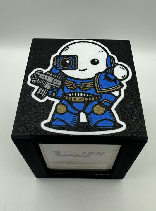 Marneus Calgar / Space Marine Theme - Magnetic Commander Showcase Deck Box