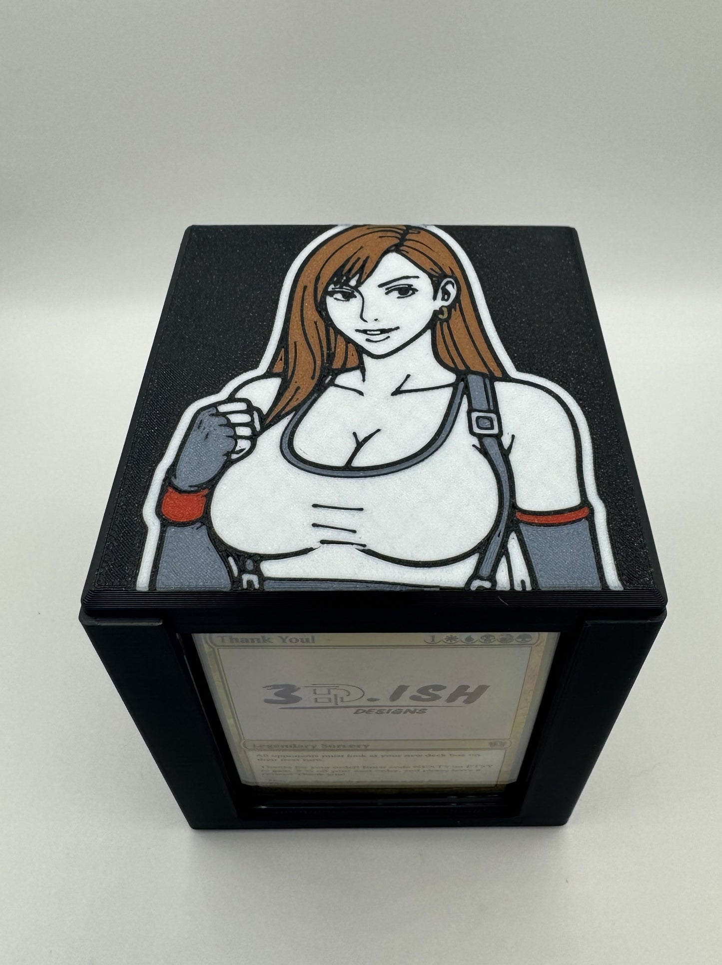 Tifa Lockhart // Tifa, Martial Artist - Magnetic Commander Showcase Deck Box