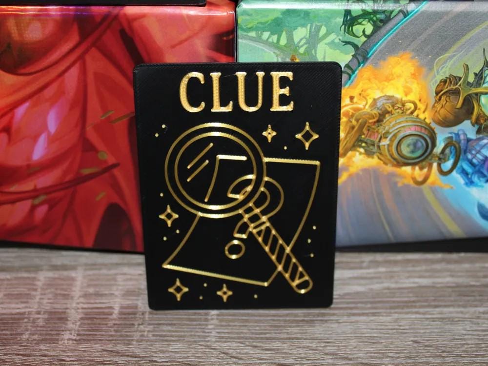 MTG Tokens - Pack of 5 - Treasure/Clue/Food/Map/The Monarch/Bear