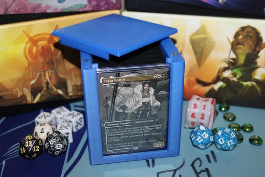 Magnetic Commander Showcase Deck Box - Multiple Color Options