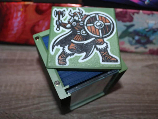 Viking Theme - Magnetic Commander Showcase Deck Box