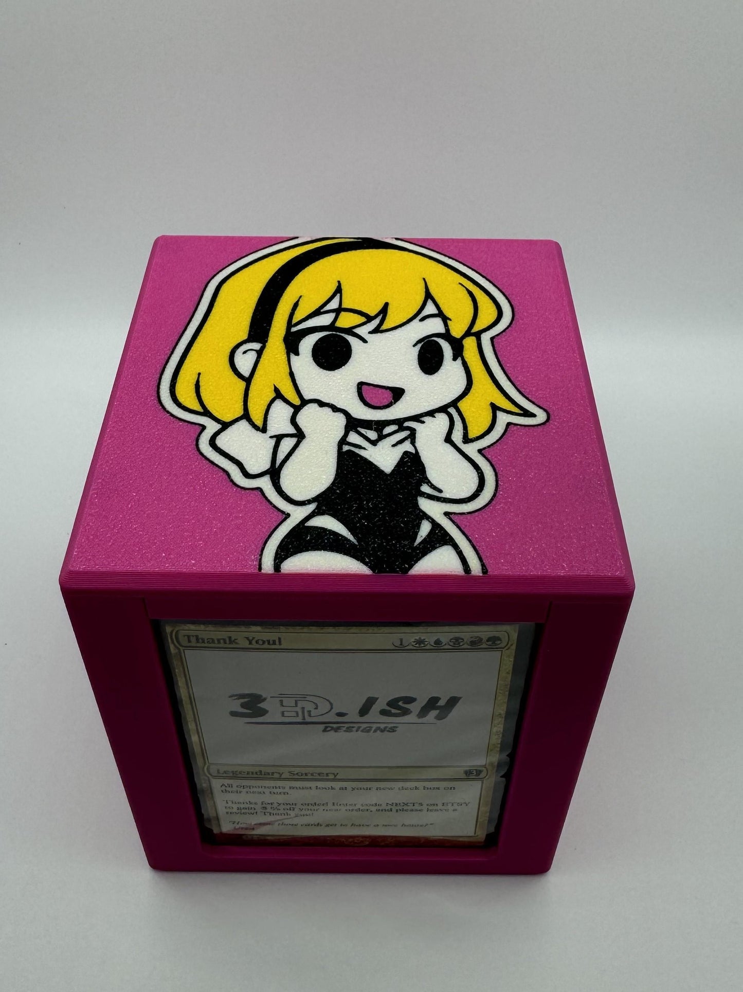 Ghost Spidey Gwen - Magnetic Commander Showcase Deck Box